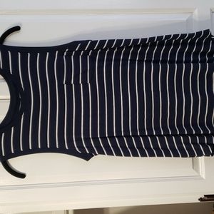 Striped sleeveless top